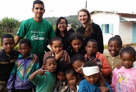 Madagascar Care & Conservation volunteers work through educational activities with children in Madagascar over the Christmas vacation.