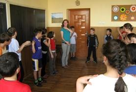 Creative & Performing Arts A Drama volunteer provides guidance and coaching to a local school children in Romania.