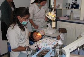 Medicine & Healthcare A Dentistry volunteer shadows and learns from a dentist at a hospital in Bolivia.