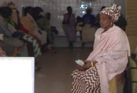 Medicine & Healthcare Local women wait in the maternity department of the hospital where our volunteer Midwifery placement in Senegal is located.