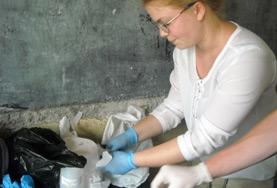 Medicine & Healthcare A Midwifery intern assists with preparing medication for newborn babies at a hospital in Togo.