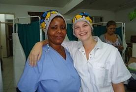 Tanzania A Nursing intern spends time shadowing a local medical professional during her internship in Tanzania.
