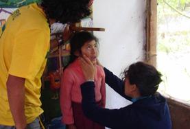 Nutrition Nutrition volunteers provide nutritious meals to children at a local school to promote healthy eating.
